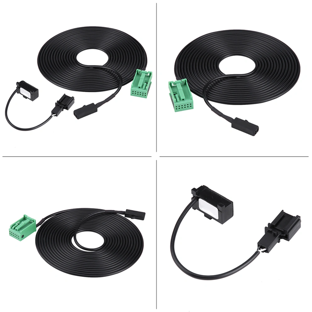 Bluetooth Wring & Microphone Harness Cable Adapter Kit for  RNS 315 Bluetooth 1J0 973 332