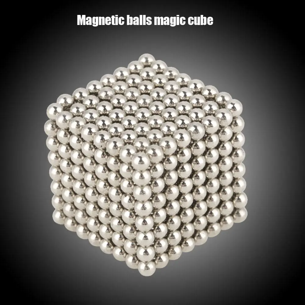 3mm 1000Pcs N35 Magnetic Balls 3D Puzzle Magnet Magic Cube Geometric Education Props with Box