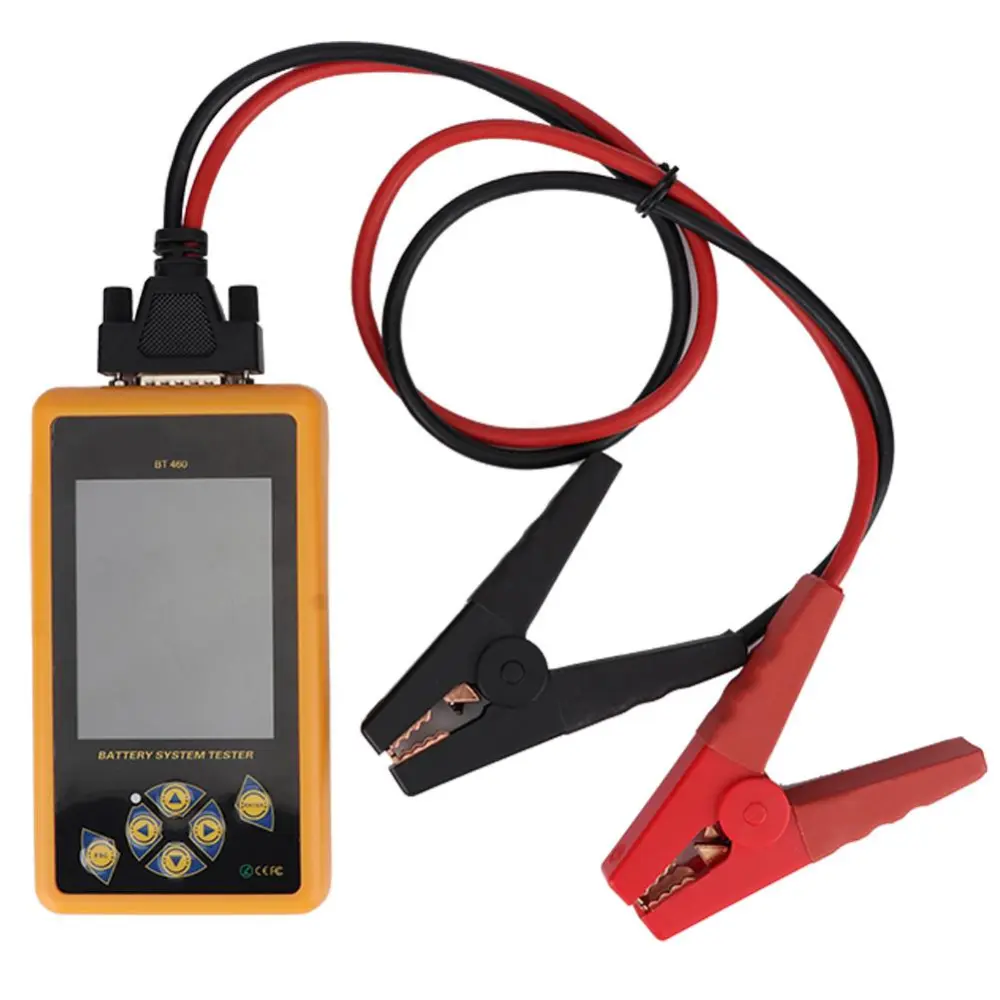 4 Inch TFT Colorful Display Car Battery Tester Analyzer for 12V Vehicle 24V Heavy Duty Trucks