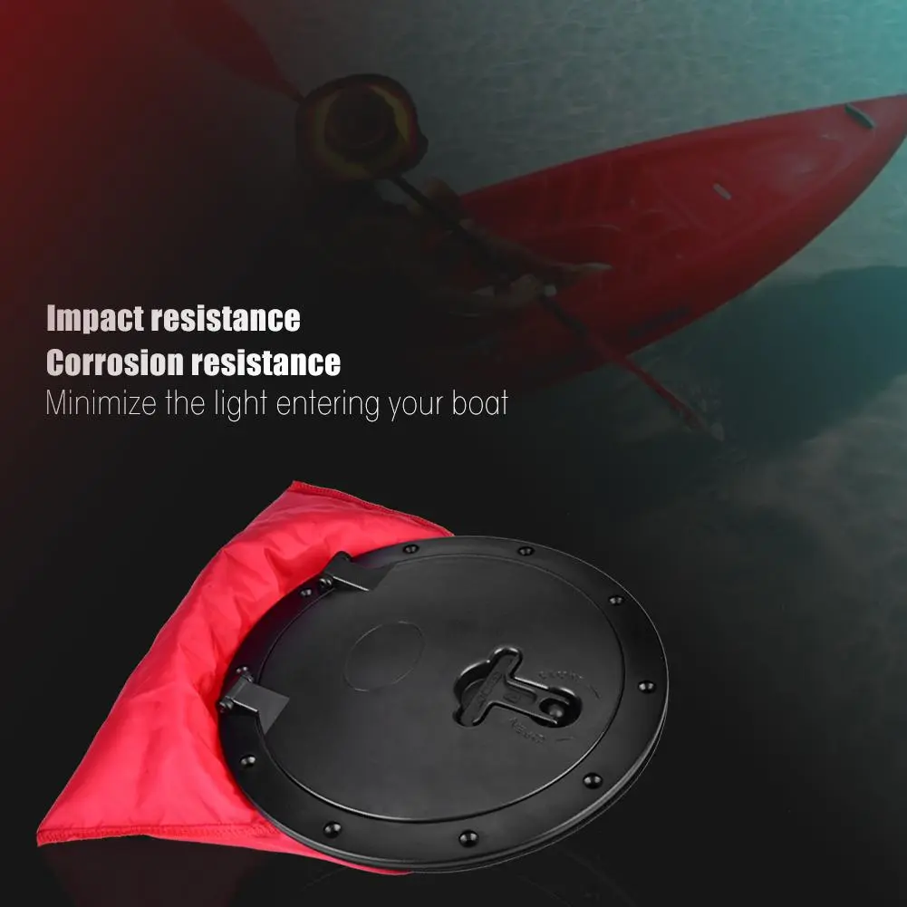 8 Inch Hatch Cover Pull out Deck Plate Waterproof Bag for Marine Boat Kayaks