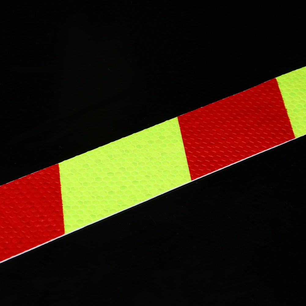 5cm * 3m Reflective Warning Tape Sticker Strip Decal for Car Automobile(Fluorescence + Red)