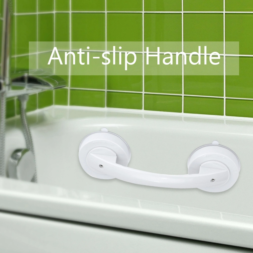 Bathroom Shower Room Anti-slip Removable Handle with Super Strong Suction Cup for More Safety