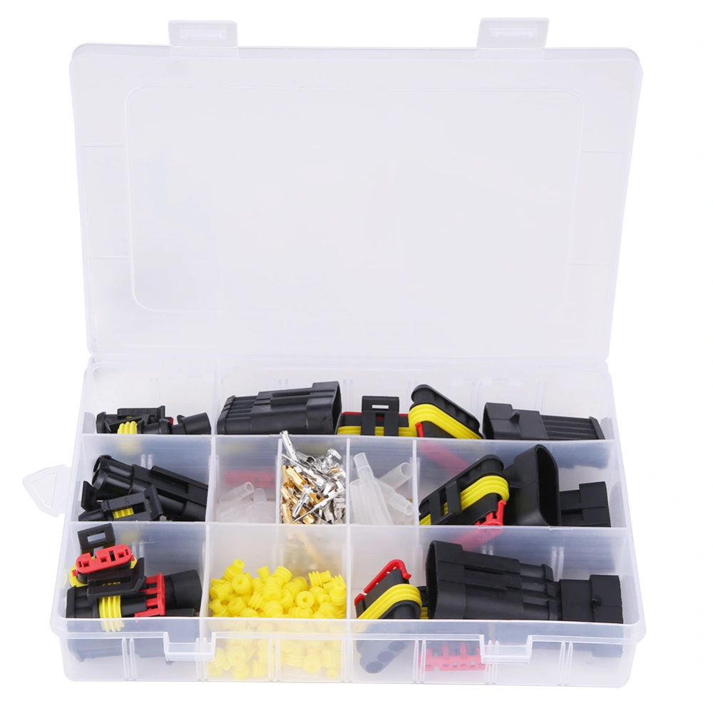 Waterproof 1 2 3 4 5 6 Pin Car Electrical Terminal Wire Connector Way Blade Fuse Kit