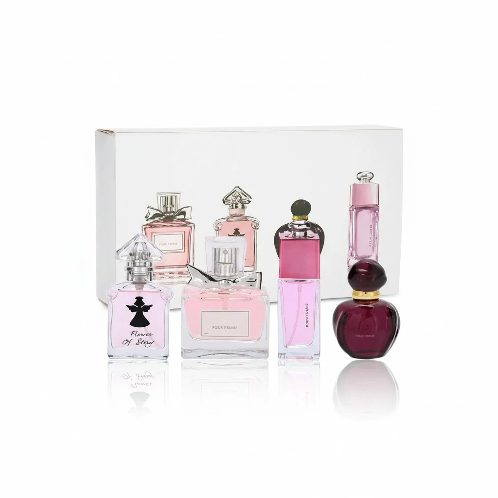1Set Female Original Perfume Atomizer Perfume Bottle Lady Flower Fragrance Gift Box