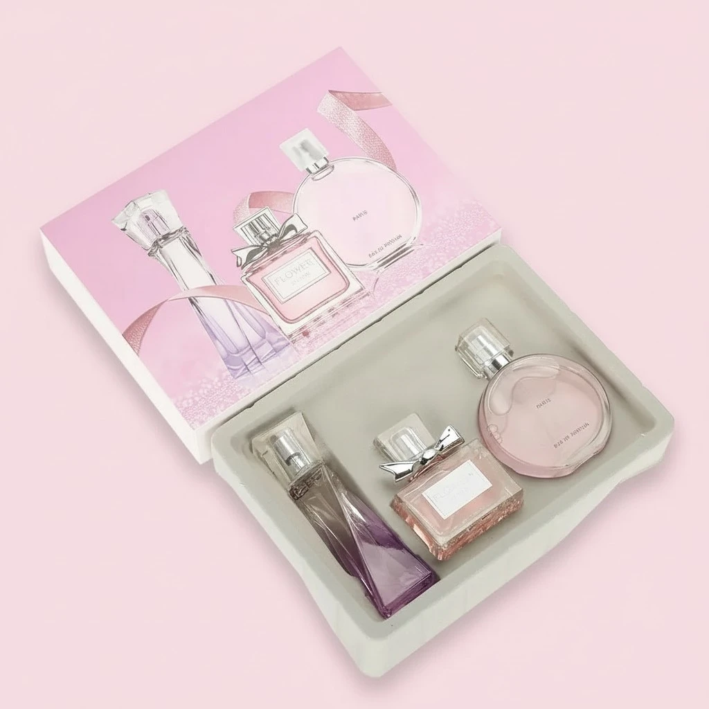 1 Set Women Perfume Sample Original Atomizer Perfume Bottle Lady Flower Fragrance Gift
