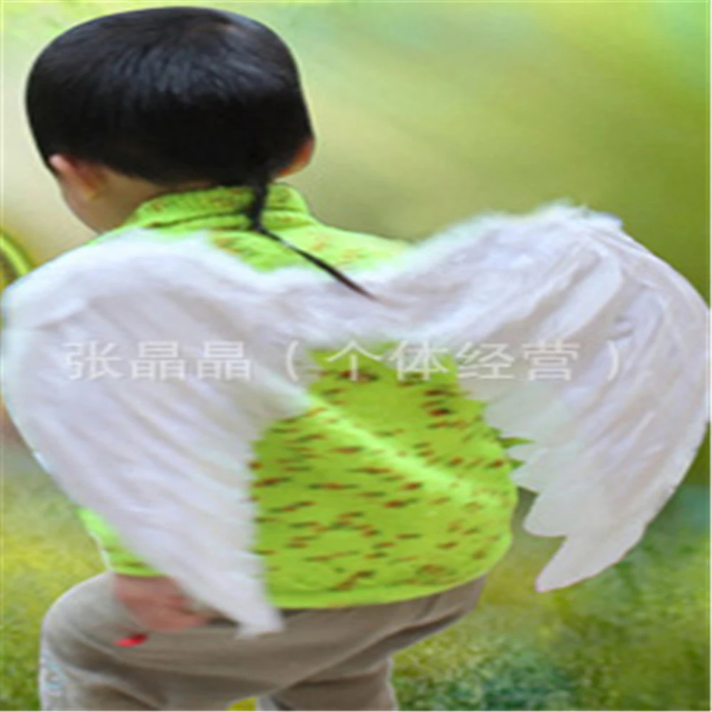 Angel Feather Wings Photo Photography Costume Stage Show Party Decoration (White)