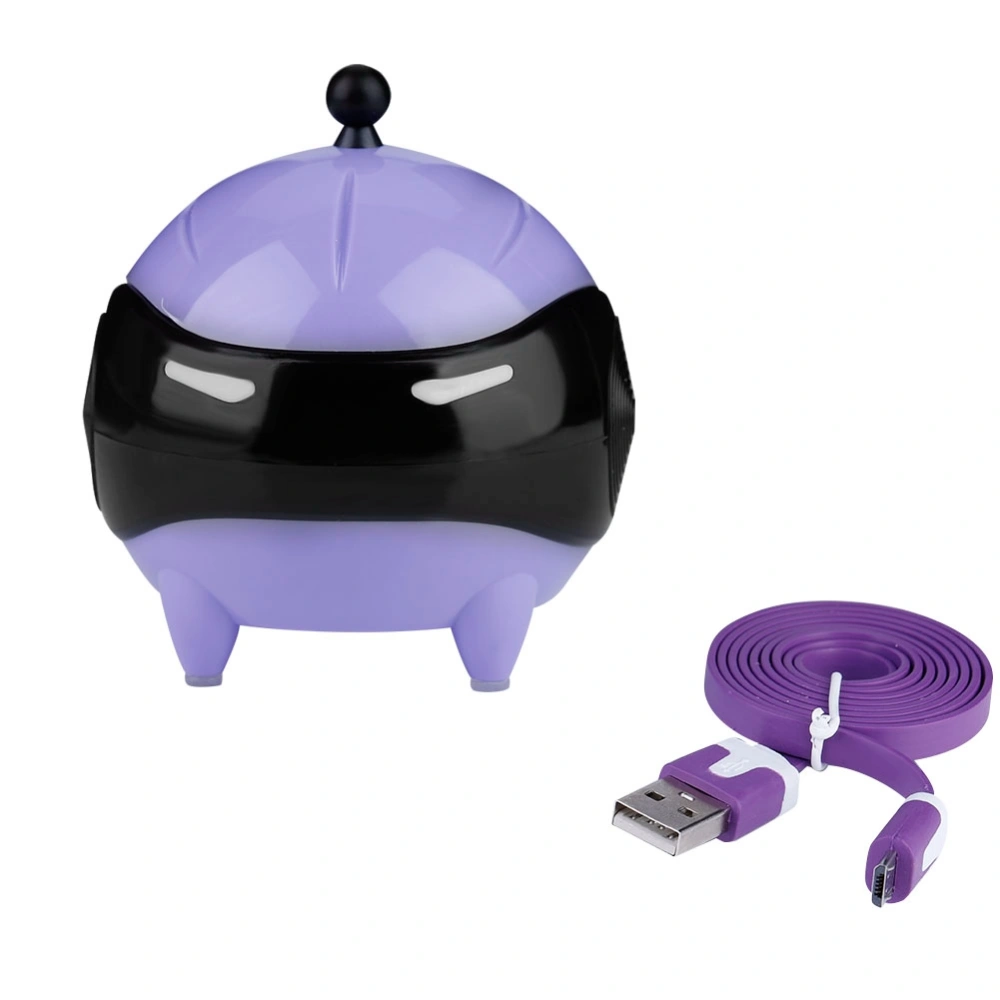 Portable Contact Lens Ball Mask USB Washer Automatic Cleansing Lenses Cleaner (Purple)