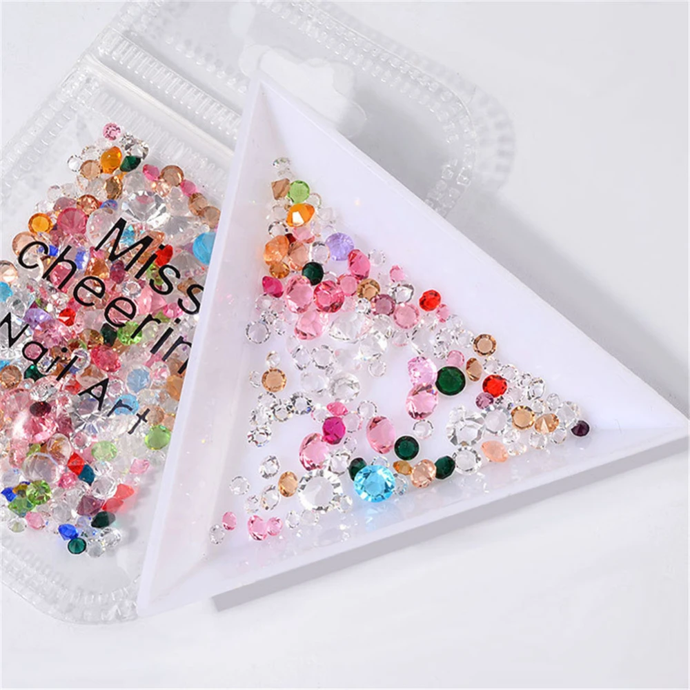 Glass Mixed Color Stereoscopic AB Drill Decoration Nail Art Rhinestone Manicure Charm