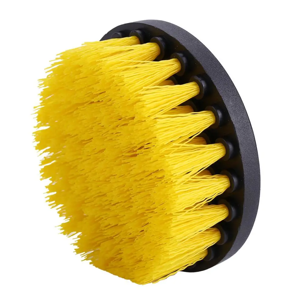 Tile Grout Cleaner Bathtub Toilet Brush PP Bristles Drill Attachment Cleaning Tool(#3)