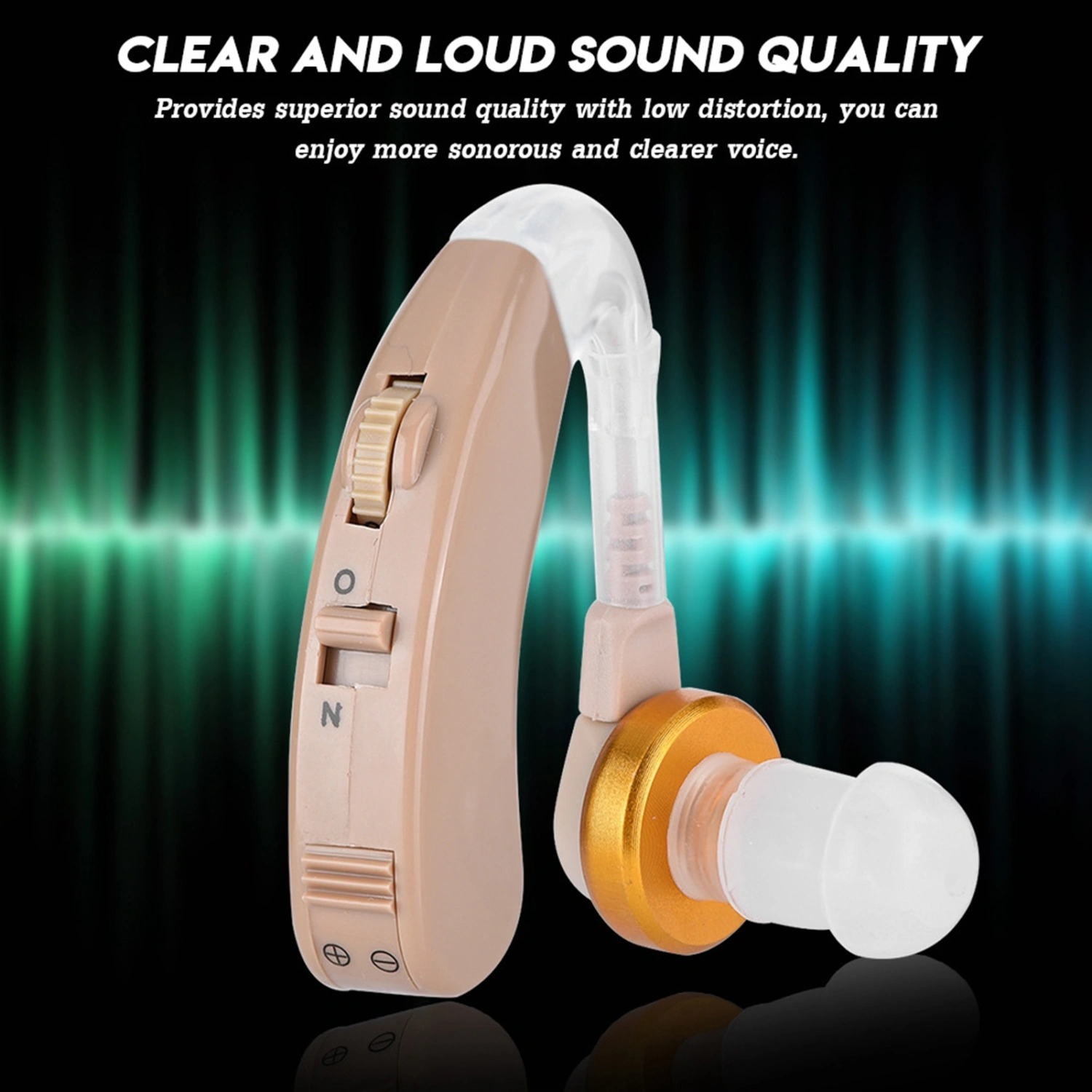 Mini Portable Electronic Hearing Aid Audiphone Sound Amplifier for Elderly/ Hearing Loss
