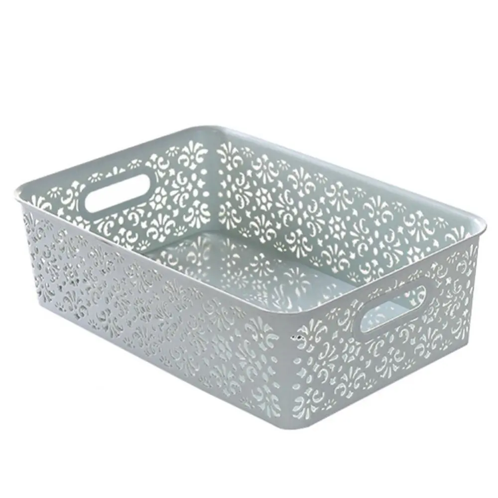 Multi-purpose Hollow Out Storage Box Basket Bin Container Organizer Clothes Laundry Home(#2)