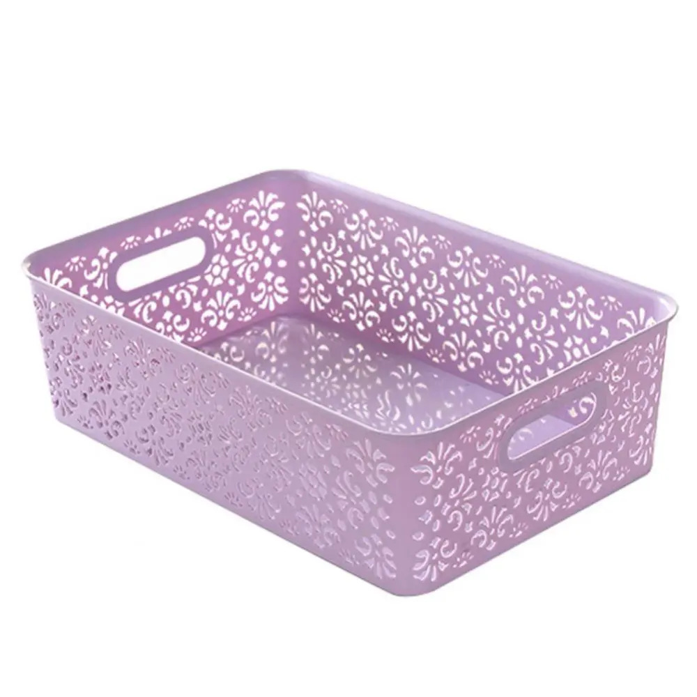 Multi-purpose Hollow Out Storage Box Basket Bin Container Organizer Clothes Laundry Home(#3)