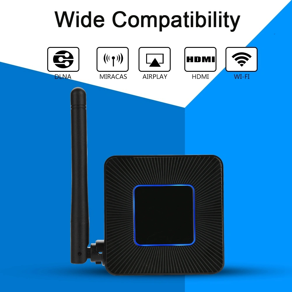 HDMI+AV Output Mirroring Dongle 1080P Videos DLNA Online Push Wireless Screen Mirroring-5G+2.4G