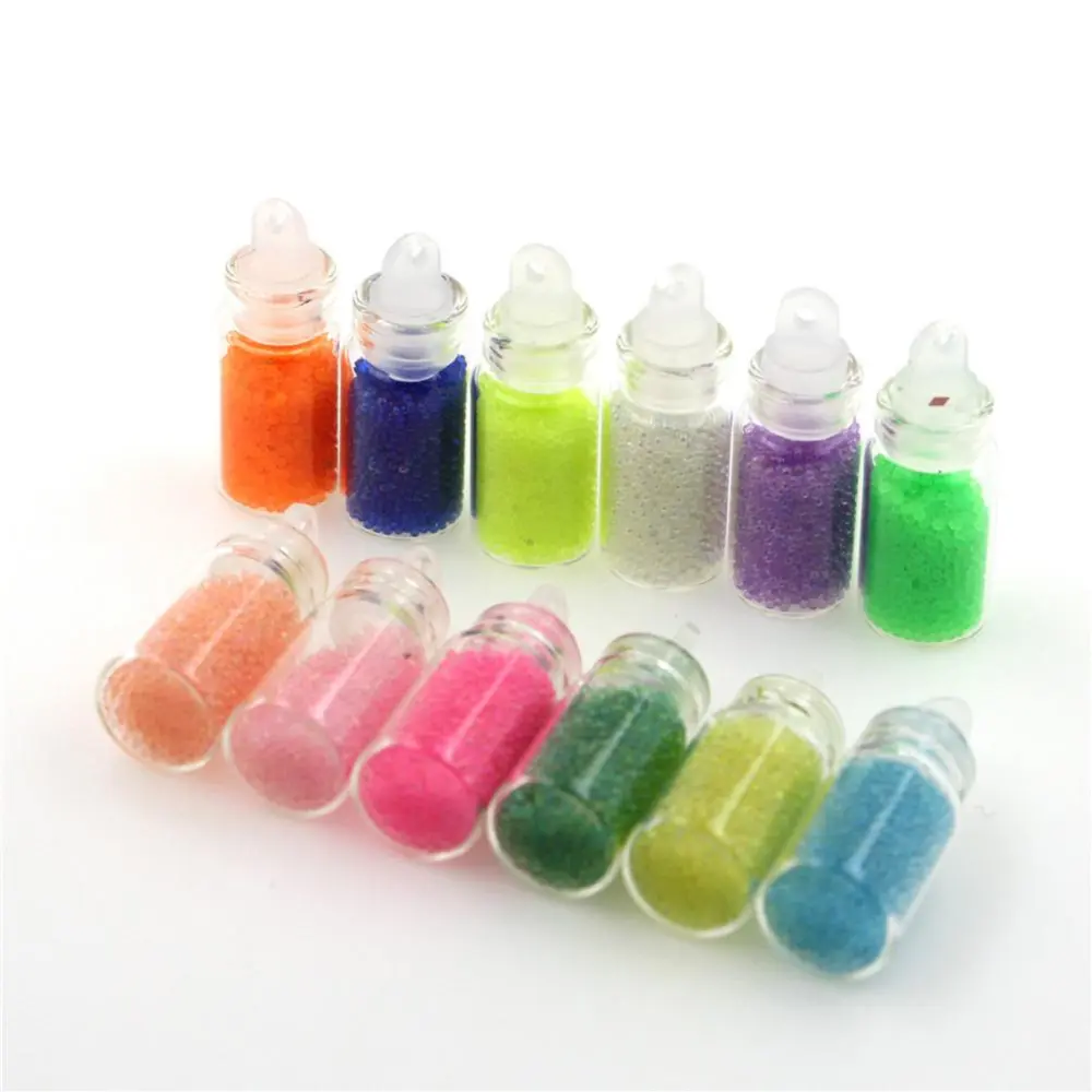 12 Colors Colorful Caviar Mini Beads for DIY Nail Art Decoration Manicure Charm B Type