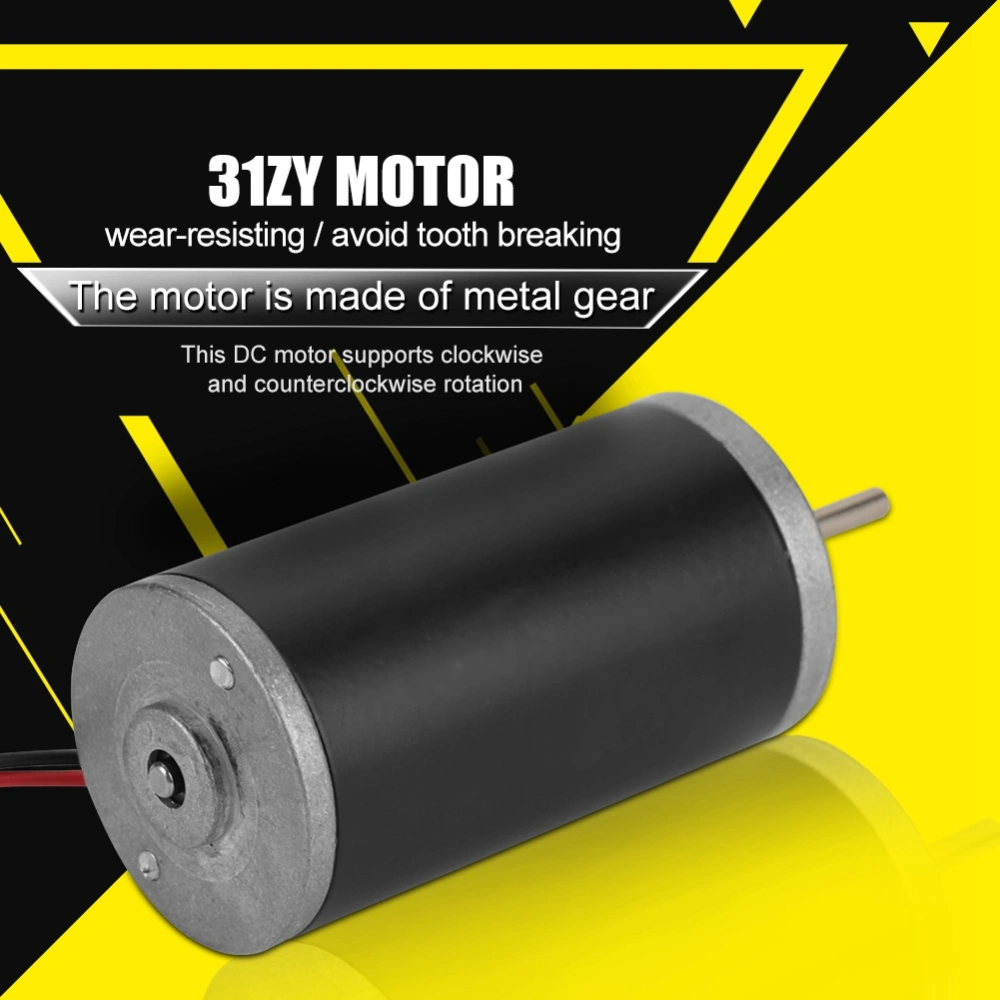 31ZY Permanent Magnetic DC Carbon Brush Motor CW/CCW ( 24V 5000rpm)