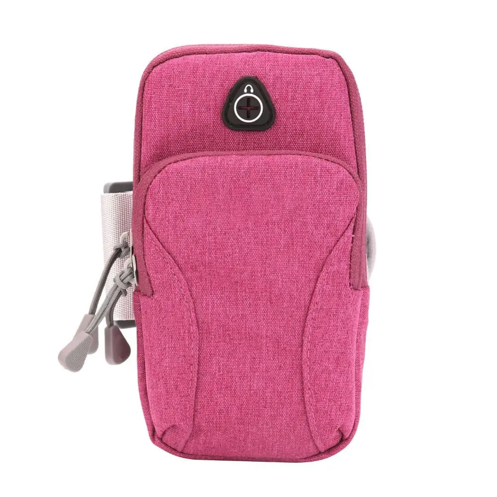 Tuban Sports Running Jogging Gym Arm Band Pouch Holder Bag Case For Cell Phone(Pink)