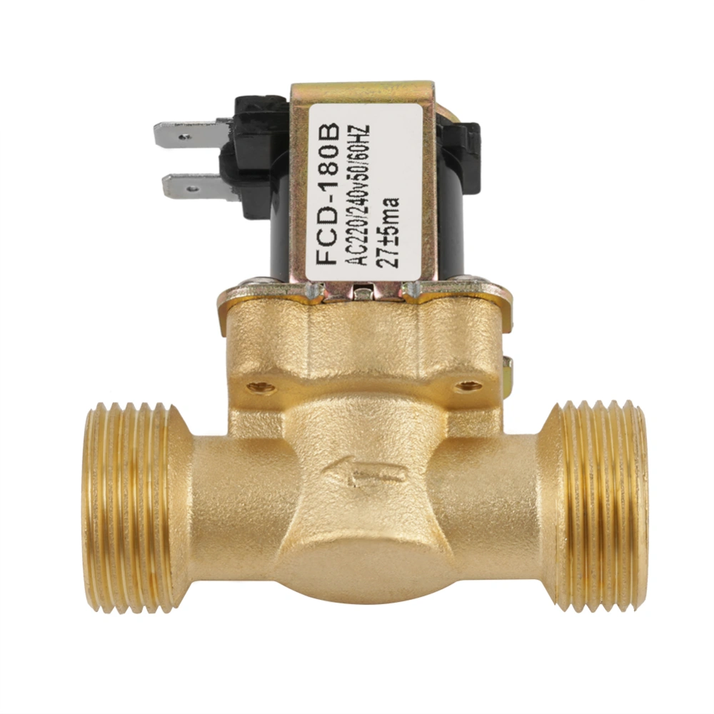 G3/4 2 Way Water Inlet N/C Normal Closed Electric Solenoid Valve AC 220/240V FCD-180B