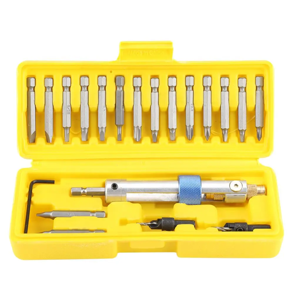 20 PCS Drill Bits Multi-screwdriver Set Kit Updated Version