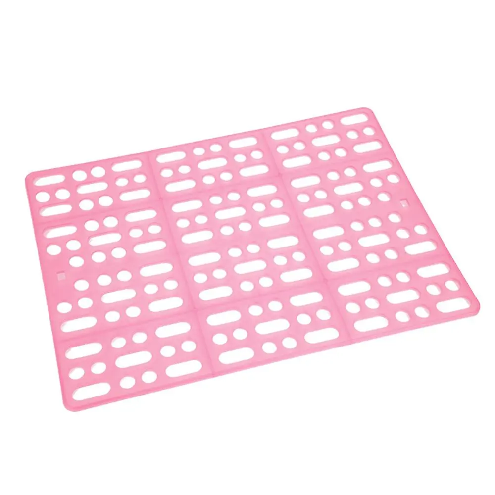 Durable Rabbit Cage Mat Easy to Clean Nest Pad for Guinea Pig Totoro (Pink)