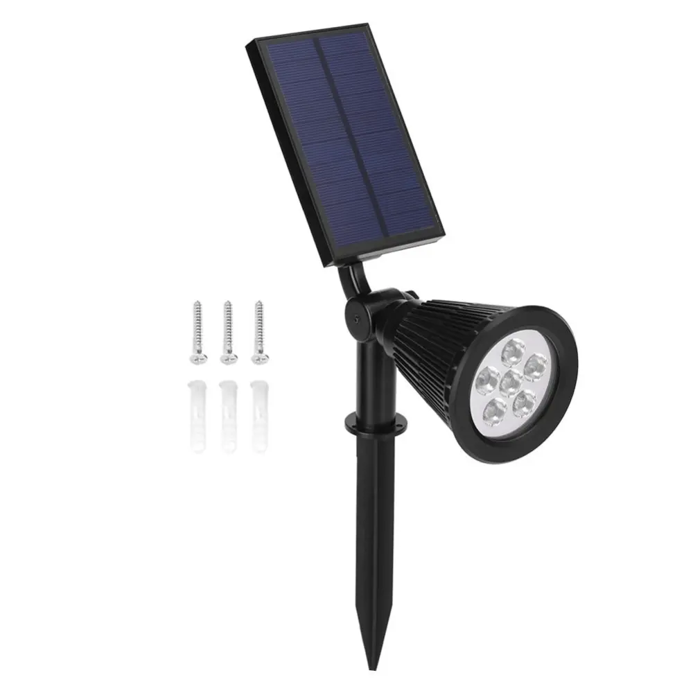 Solar Powered LED Lawn Lamp Waterproof IP65 for Pathway Landscape Garden Ratio