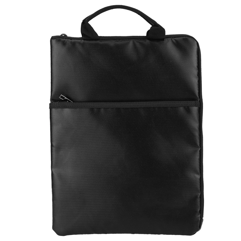 Portable Document Bag Briefcase Fireproof Waterproof Passport Money Laptop Keeping for Business