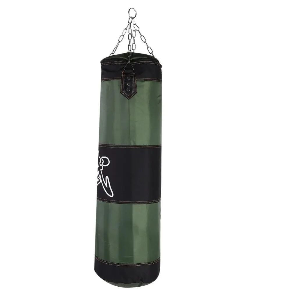 Training Boxing Hook Kick Sandbag Fight Karate Punch Punching Sand Bag Sandbag (Green-1m)