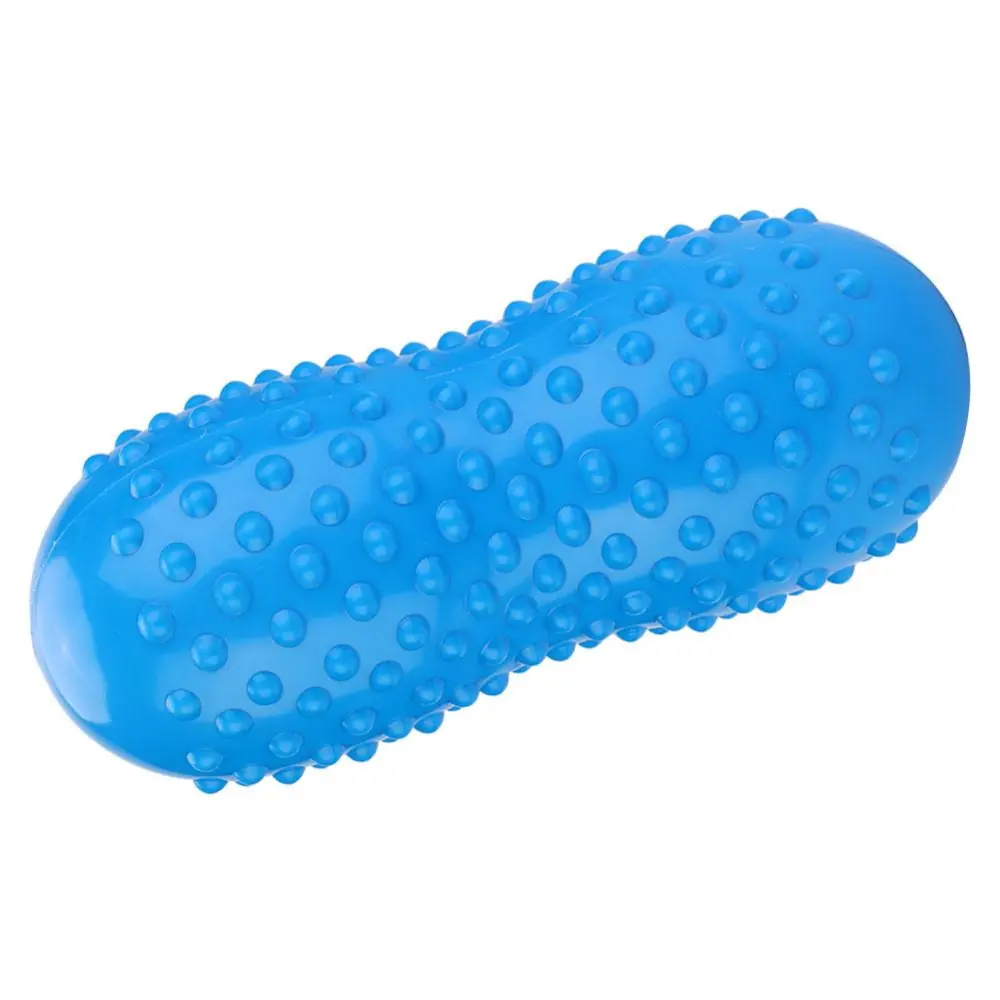 Peanut Massage Ball Fascia Massager Roller Pilates Yoga Pillow Muscle Relax Fitness (Blue)