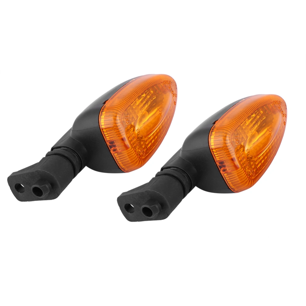 Pair of Motorcycle Refit Turn Signal Lights Direction Indicator Lamp for BMW F800 Yellow