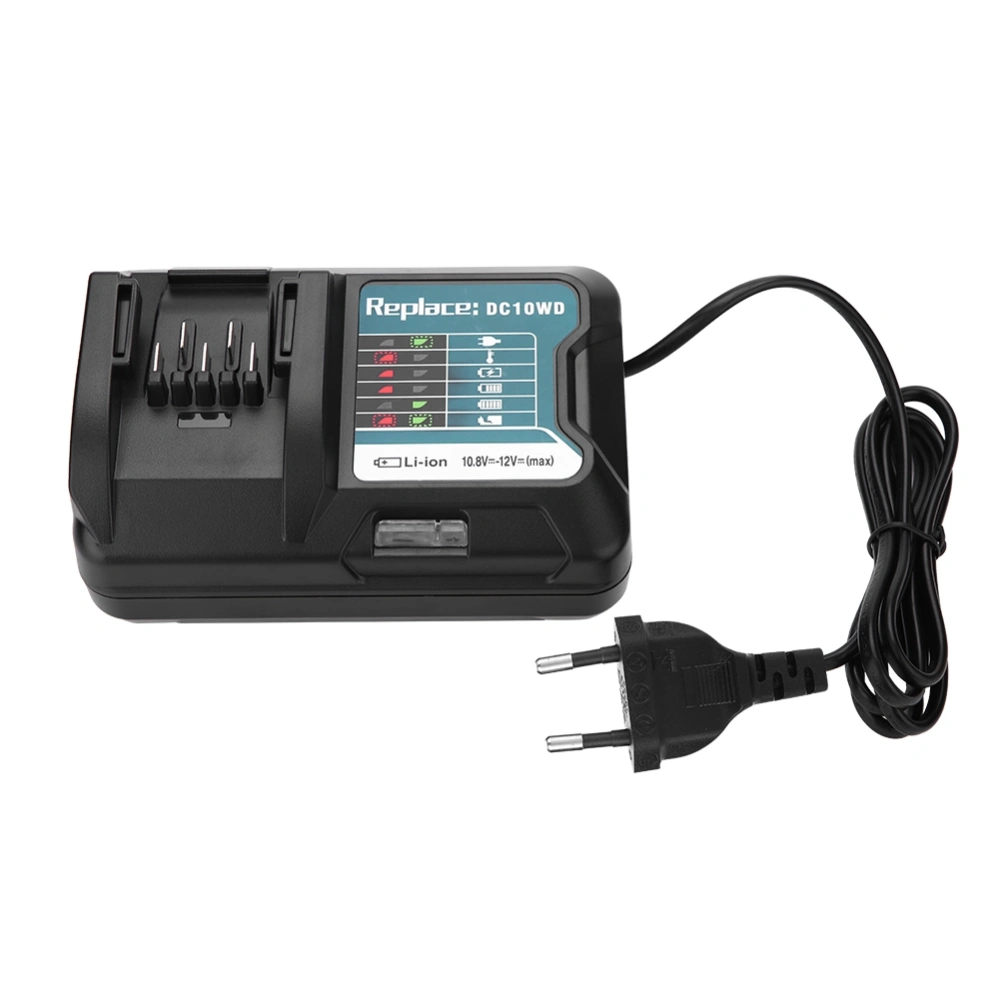 Fast Lithium Battery Charger for 10.8V 12V Makita DC10WD/BL1015 EU Plug 100-240V