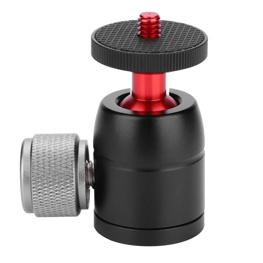 Aluminum Alloy 360° Swivel Mini Ball Head 1/4" Screw Mount for DSLR Camera Tripod