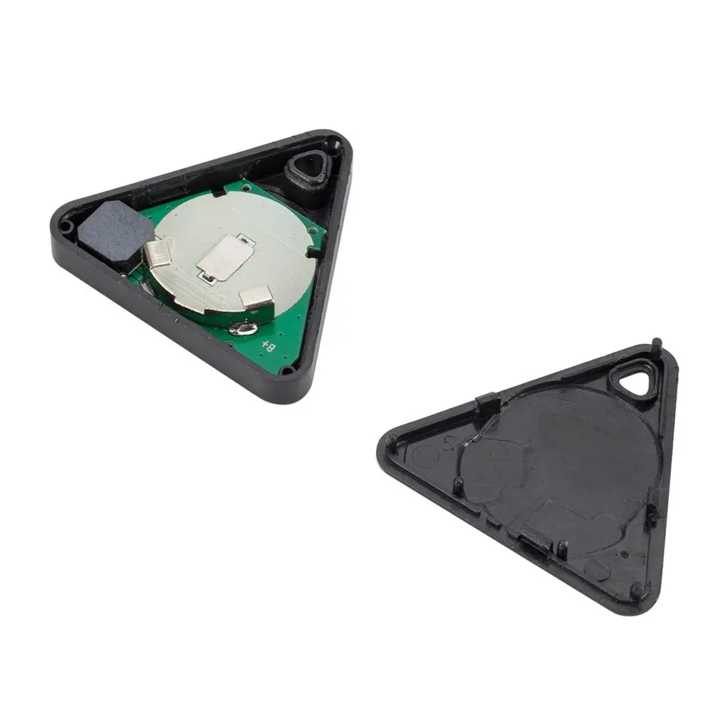 Mini Bluetooth Tracker Bag Wallet Key Pet Anti-lost Smart Finder Locator Alarm(black)