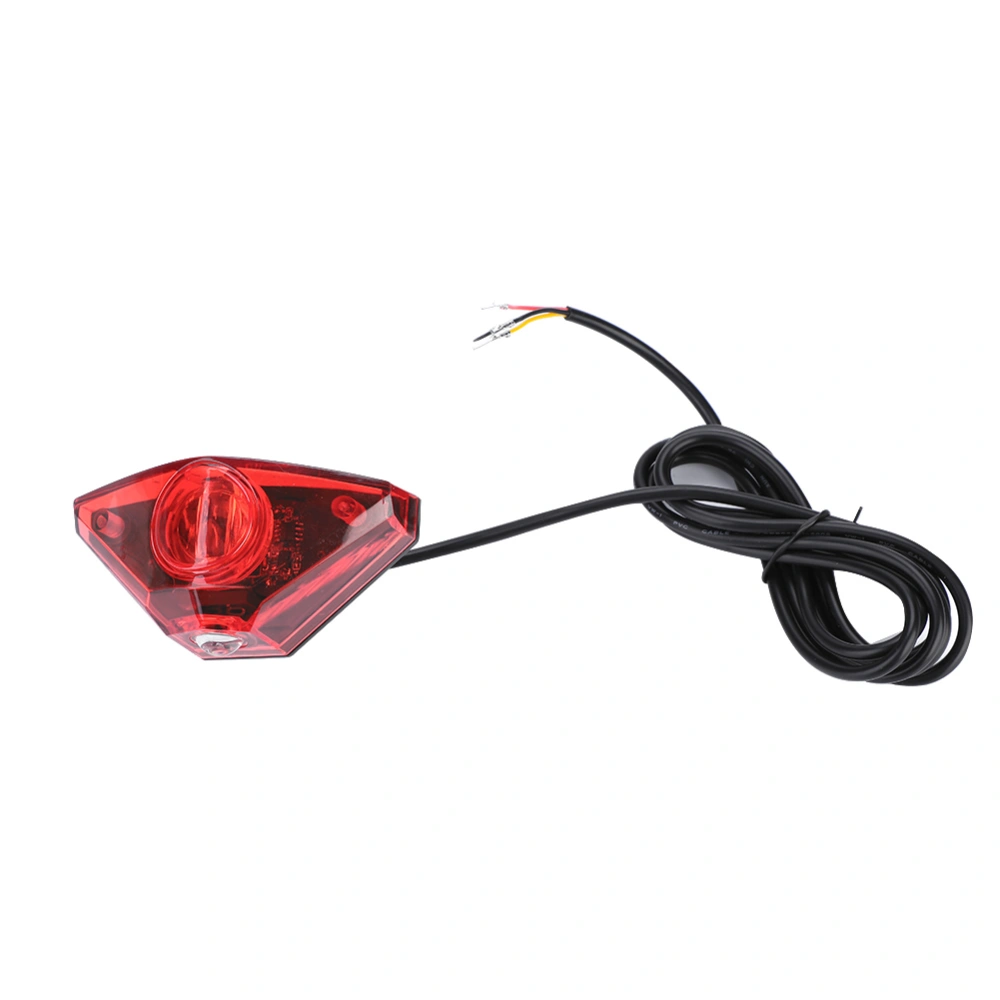 Universal Electric Bike Scooter Rear Tail Safety Light Warning Brake Lamp DIY Accessory