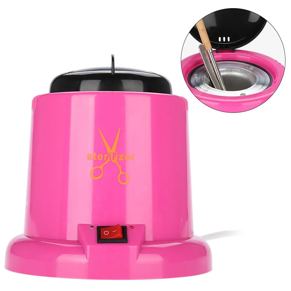 Scissor Tweezers Nail Art Disinfecting Machine Manicure Metal Tools Sterilizer Box US Plug 110V