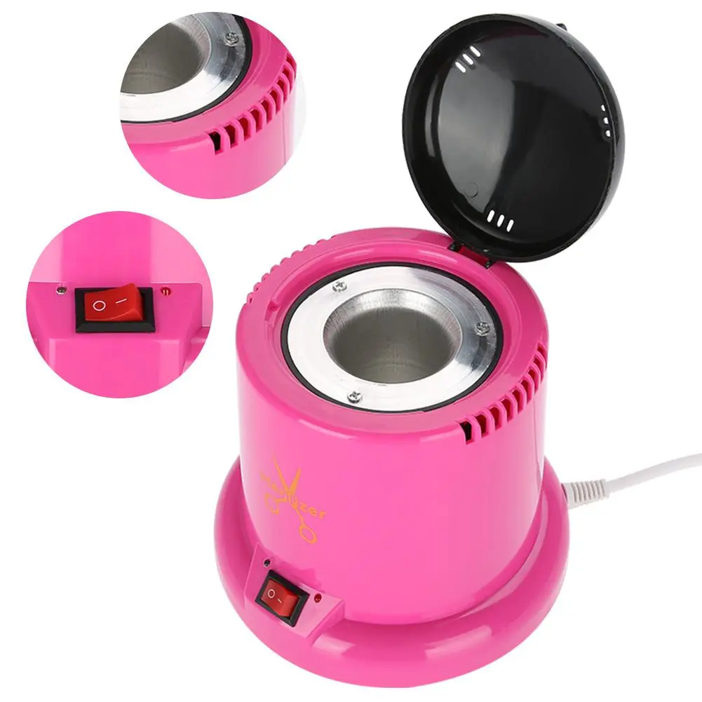 Scissor Tweezers Nail Art Disinfecting Machine Manicure Metal Tools Sterilizer Box US Plug 110V