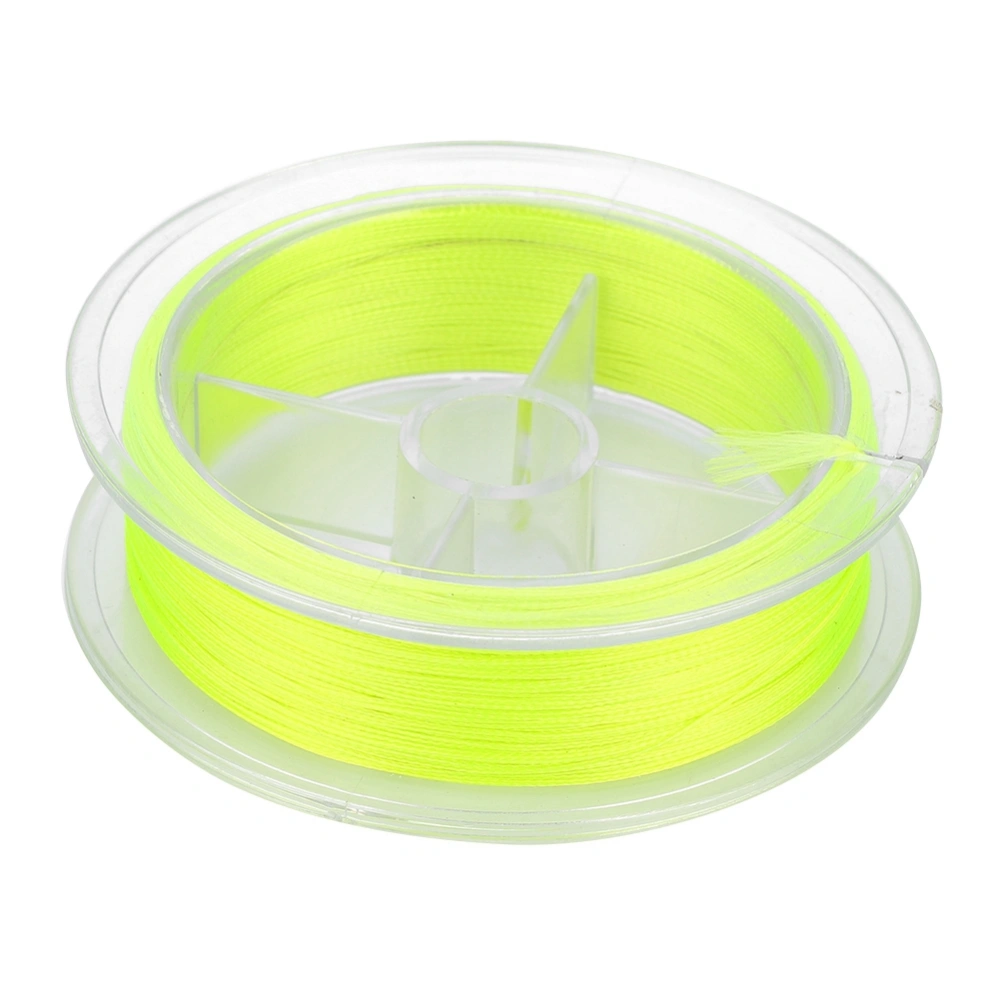 50m Nylon Strong Extreme Tapered Leader Fly Fishing Braid Line Angler (Yellow-20lb)