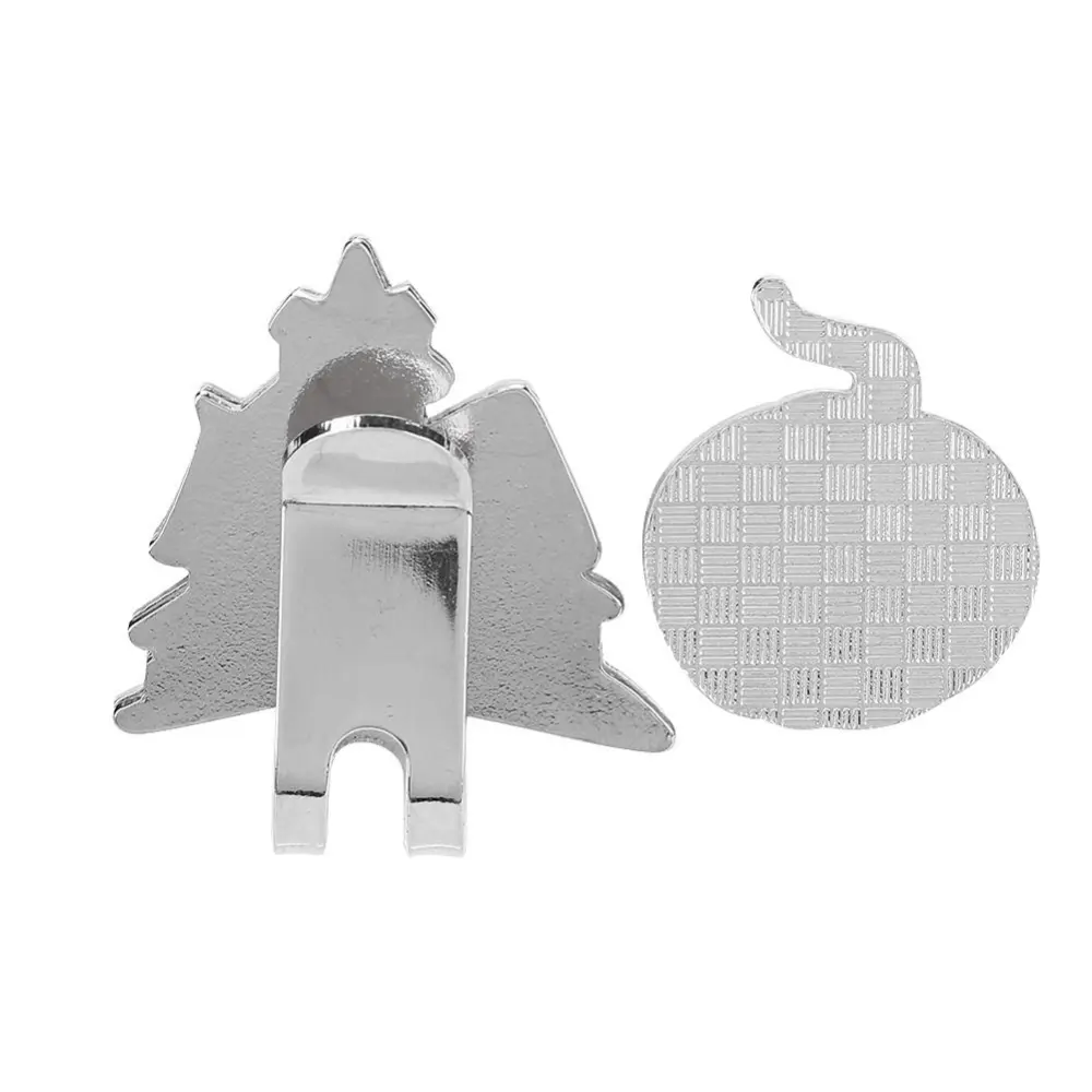 Festival Style Stainless Steel Golf Hat Clip with Magnetic Ball Marker Accessory Halloween