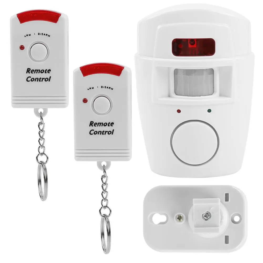 Wireless Intelligent 2 In 1 PIR Motion Detector Security Alert Alarm System