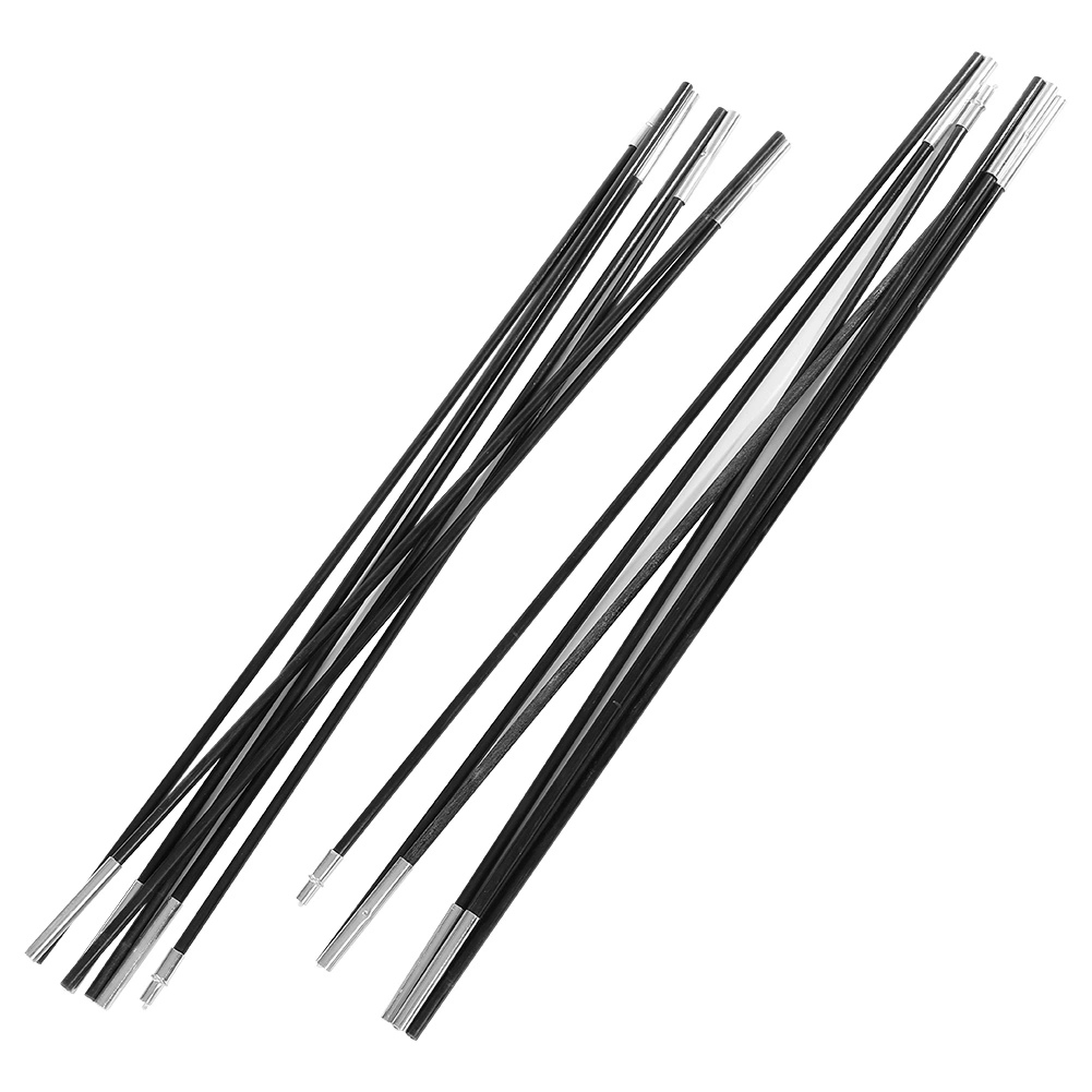 4M Fiberglass Camping Tent Pole Bars Outdoor Support Rods Awning Frames Kit