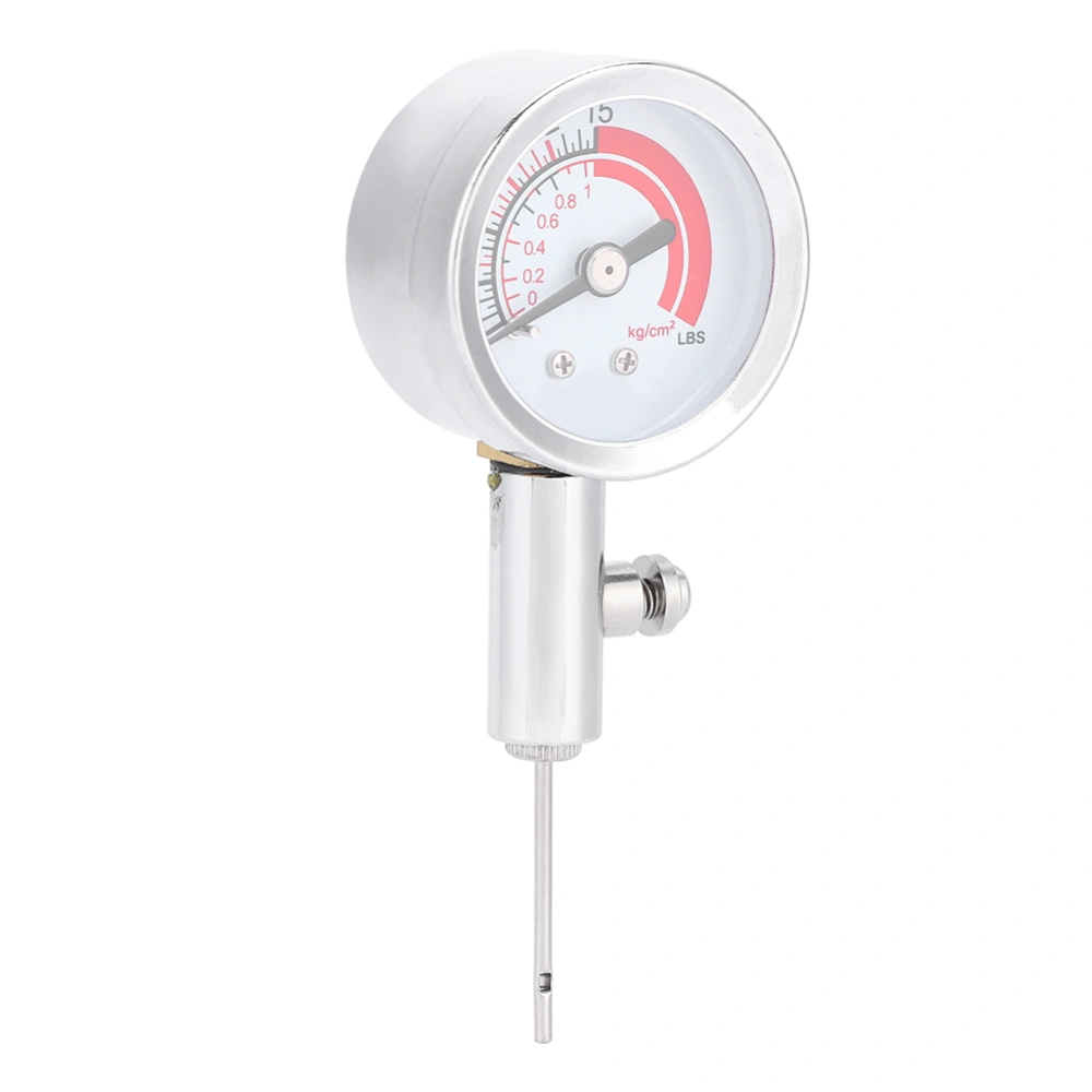 Mini Ulitity Air Pressure Gauge Barometer Tool American Valve for Basketball Football Volleybal