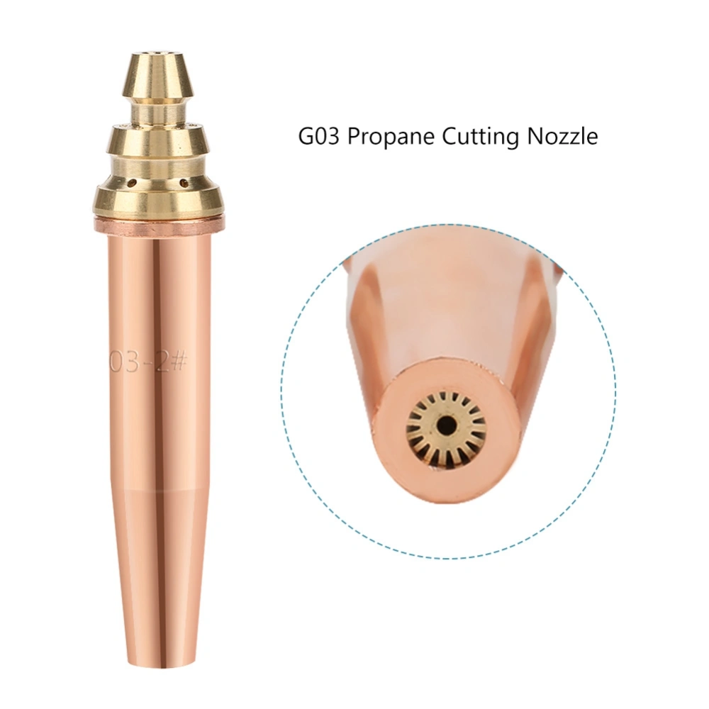 G03 Isobaric Propane Cutting Nozzle for Cutting Torch Flame Cutting Machine (2#)