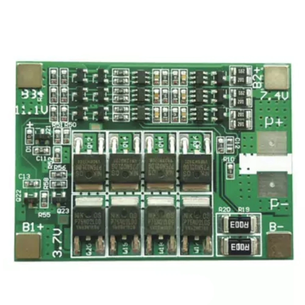 3S 12V 40A Lithium Battery Protection Board BMS PCB Board with Balance Charging