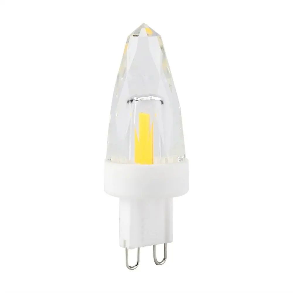 4W Vintage Style LED Filament Glass Light Bulb Warm Cold White Lighting AC220V (Cold White-G9)