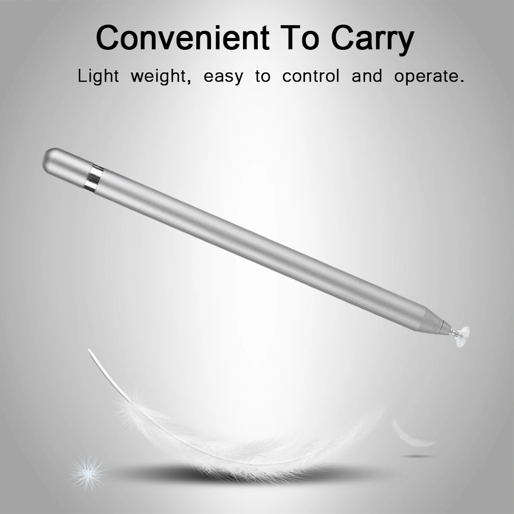Capacitive Screen Touch Pen Stylus For Android/iOS/Windows/ipadpenil Mobile Phone Tablet (Grey)