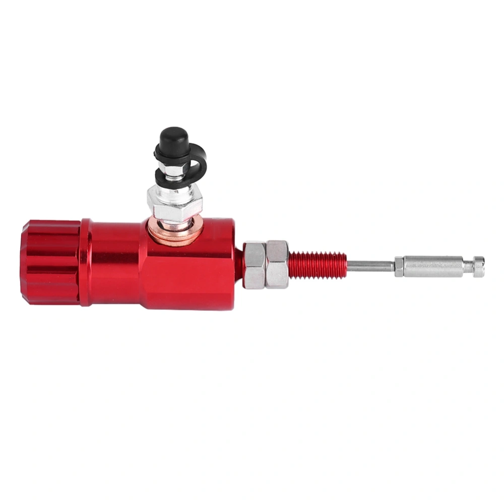 Motorcycle Hydraulic Master Cylinder Brake Clutch Rod System Transfer Pump (Red)