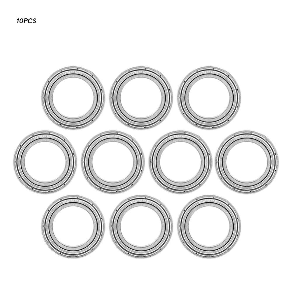 10Pcs 6802ZZ High Speed Double-Sided Seal Deep Groove Raceway Ball Bearing 15x24x5mm