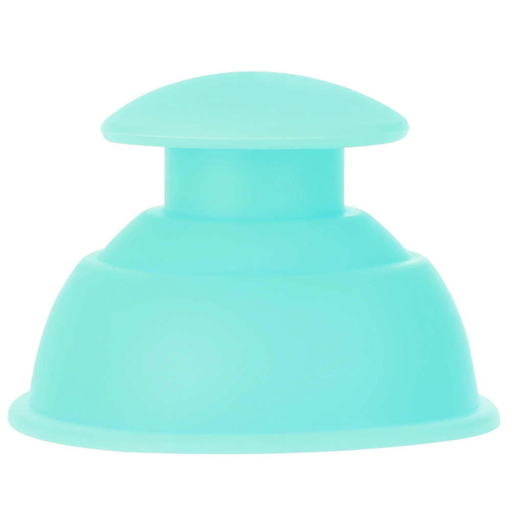 Silicone Moisture Absorber Anti Cellulite Vacuum Cupping Cup Massage Set (Green)