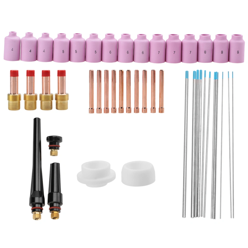 46pcs/set WP-17/18/26 Series TIG Welding Torch Consumables Accessories