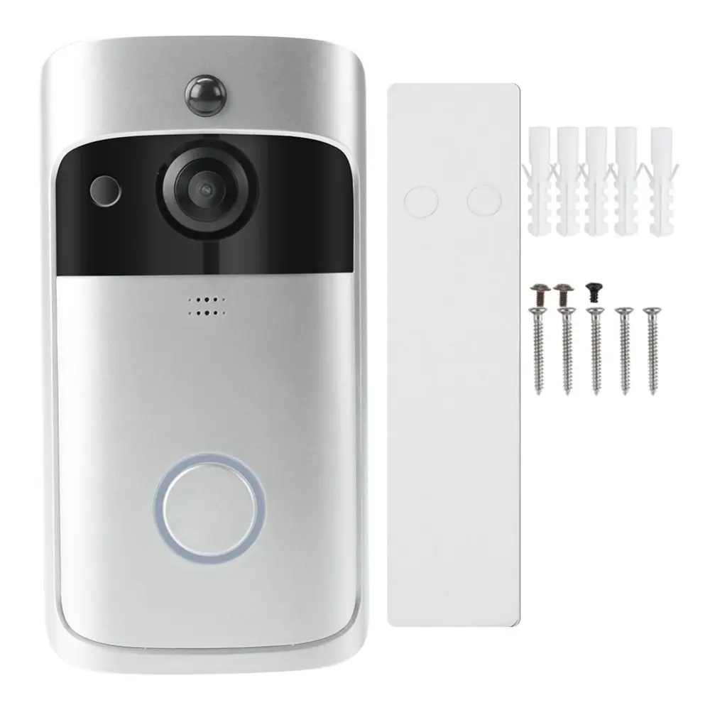 720P Home Security Smart WiFi Video Intercom Doorbell Wireless IR Night Vision Camera Doorbell