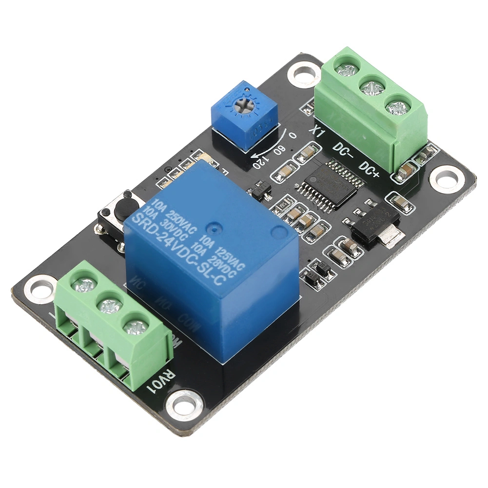 Delay Timer Relay Self-locking Delay On Off Time Switch Super 555 Timer (DC 24V)