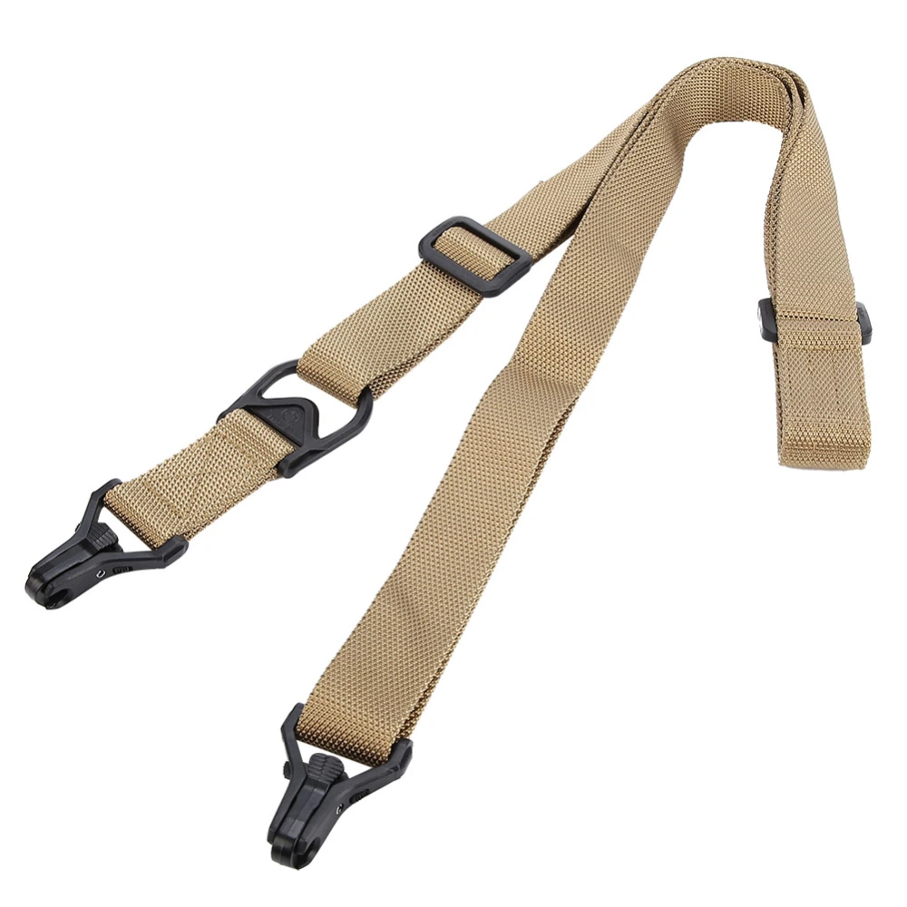 Adjustable 1 or 2 Point Hunting Rifle Gun Sling Strap Rope Belt Mud Color